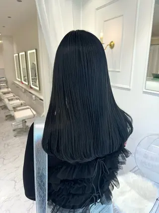 ロング カラー ParveMix🍀 藤原愛未のヘアスタイル