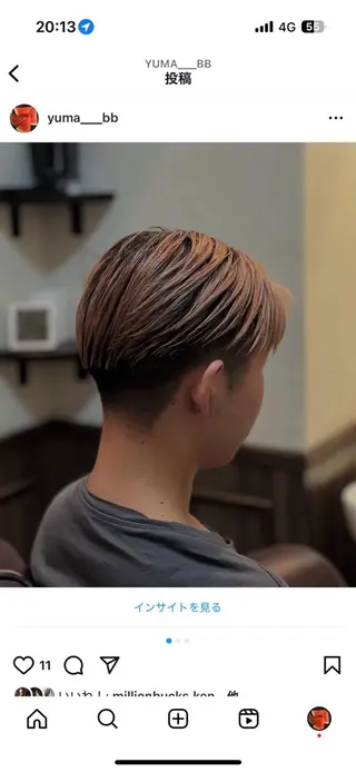 メンズ Million Bucks barber shop所属・佐藤 功樹のヘアスタイル