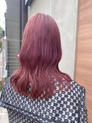 ロング カラー ヘアアレンジ ブリーチなしカラー ダブルカラーエクステのヘアスタイル