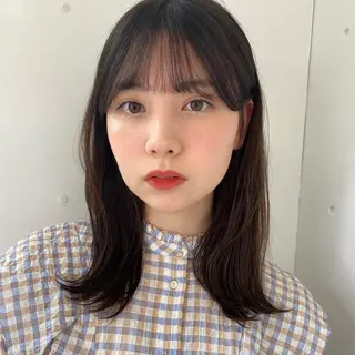 ミディアム カラー 🪭risa 暖色/レイヤー🪭のヘアスタイル