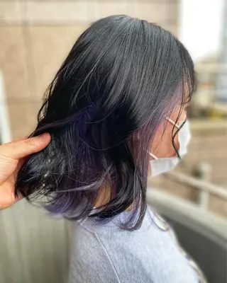 ミディアム ヨシダ フミノリのヘアスタイル