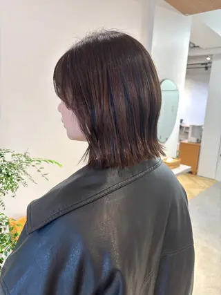 ミディアム カラー 透明感カラー/ レイヤーkotonoのヘアスタイル