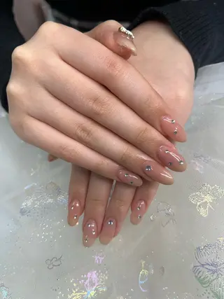 ネイル パーツ全部¥110 サロンミミのネイルデザイン