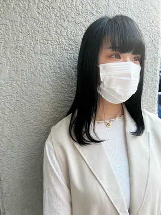 セミロング 表参道/ハイライト /tsumugiのヘアスタイル