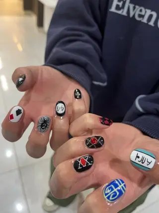 メンズ ネイル GRANDEUR焼津 MEI🪼のネイルデザイン