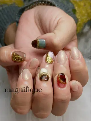 ネイル プライベートサロン マニフィークのネイルデザイン