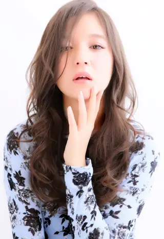 ロング カラー モテ髪透明感❤️ デイズヘアカラーのヘアスタイル