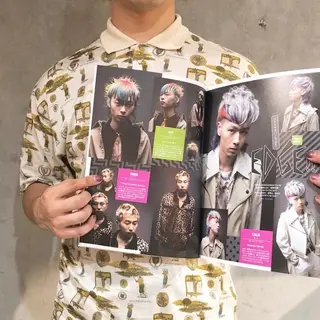 メンズ happy  man 🌸血色カラー🌸のヘアスタイル