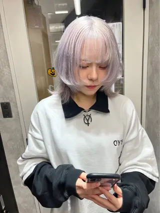 カラー pink hair 🩷mayu🩷のヘアスタイル