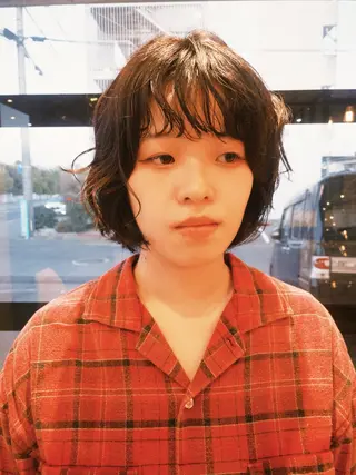 ショート パーマ GUESTs所属・優音 /YUi/パーマのヘアスタイル