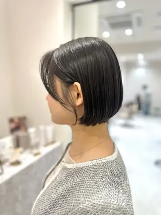 ショート カラー 韓国レイヤー✨ yasuko銀座のヘアスタイル