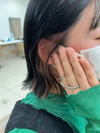 ショート カラー 髪質改善／透明感 NAKAIEのヘアスタイル