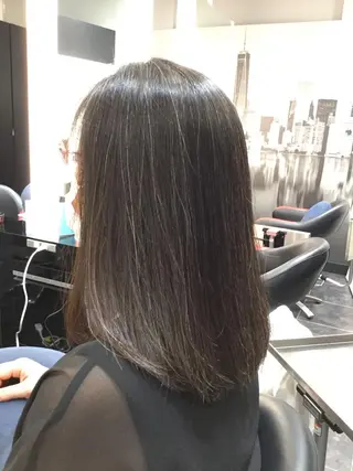 セミロング Annon プライベートサロンのヘアスタイル