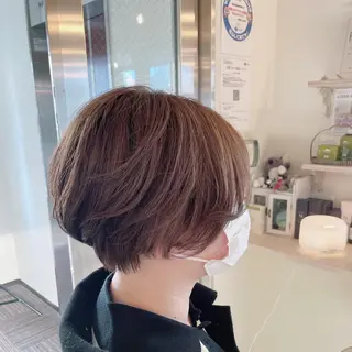 ショート カラー ボブウルフ／ボブ Satsuki【名駅のヘアスタイル