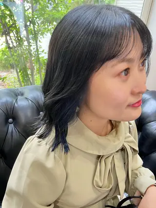 カラー 橋本 風花のヘアスタイル