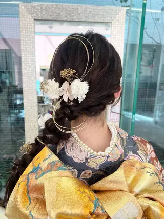 ロング ヘアアレンジ 福岡ヘアセット/ 髪質改善/ayaneのヘアスタイル