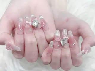 ネイル MoMoA Nail ネイル長さ出し専門店のネイルデザイン