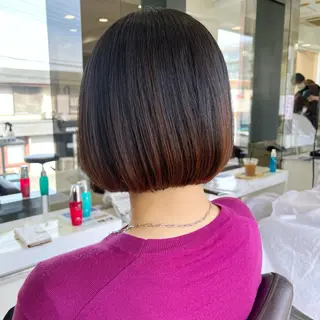 ショート 赤みなしカラー/梅田 /レイヤー/IORIのヘアスタイル