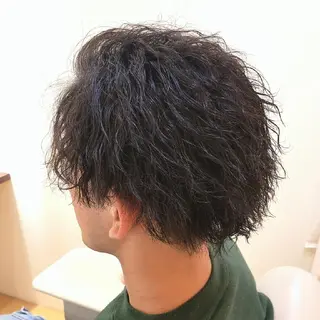メンズ パーマ 【メンズ専門美容師】 栗原　球【きゅう】のヘアスタイル