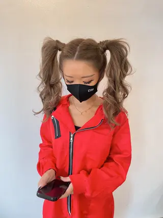 ロング ヘアアレンジ h a k u 大倉 卓人のヘアスタイル