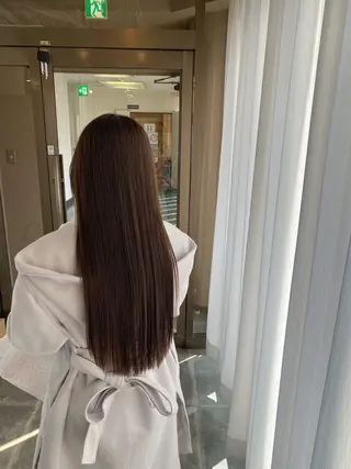 ロング カラー パーマ ヘアアレンジ cecil hair 難波店所属・髪質改善透明感カラー /SHOGO☀️のヘアスタイル