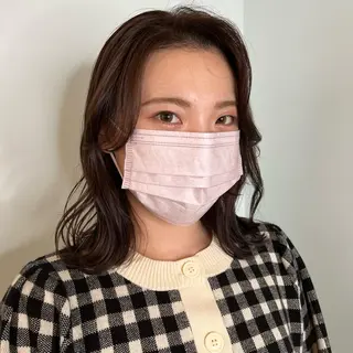 ミディアム カラー SOYON 🤍CHIZU🤍.のヘアスタイル