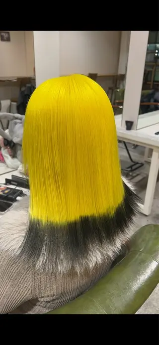 セミロング カラー ヘアアレンジ 近藤 乃紀のヘアスタイル