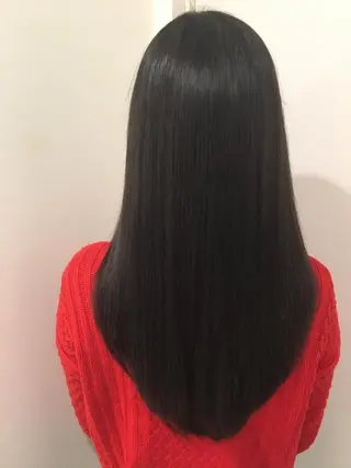 ロング カラー 🌈評価No.1🌈 艶髪カラー❌エクステのヘアスタイル