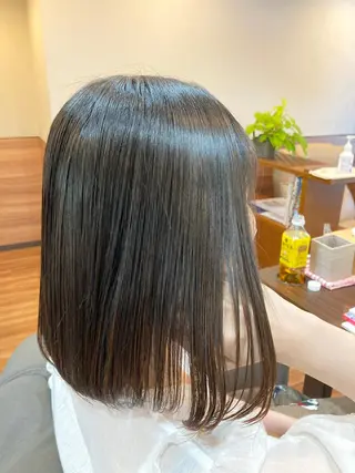 ミディアム Annon プライベートサロンのヘアスタイル