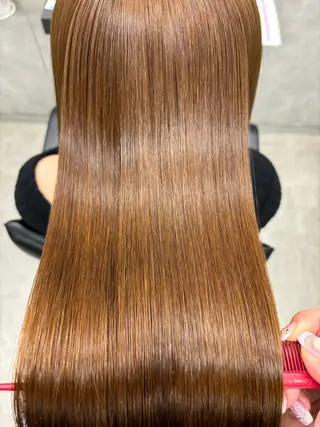 ロング カラー すぐ巻ける縮毛矯正 🍀勝倉　麗のヘアスタイル