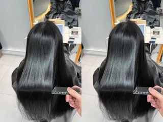 ロング カラー shion 透明感カラーのヘアスタイル