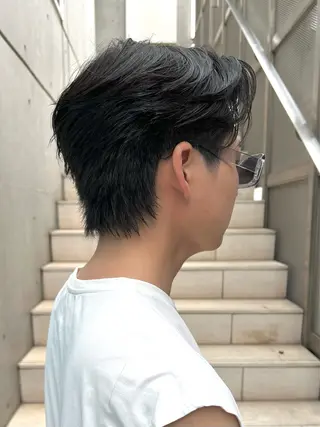 メンズ センターパート/ 暖色カラーayuのヘアスタイル