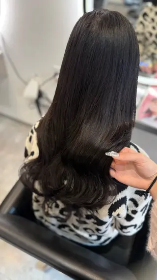 ロング REINA エクステ/ヘアセットのヘアスタイル