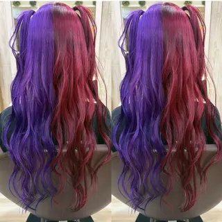 ロング カラー 🌺ハイトーン🌺 矢葺 なぎさ🌺🌺のヘアスタイル