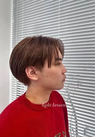 カラー メンズ 似合わせカラー/ ケアブリーチ/竜希のヘアスタイル