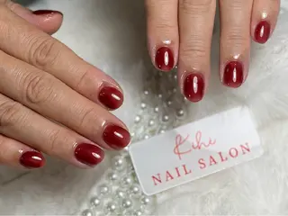 ネイル ユリ🎀長さだし/ パラジェル/持ち込みのネイルデザイン