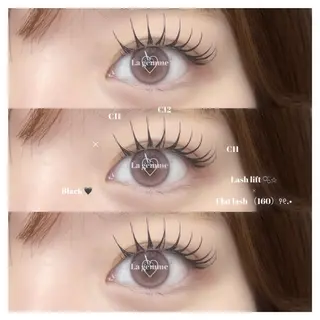 マツエク・マツパ La gemme所属・La gemme yamanakaのマツエク・マツパデザイン