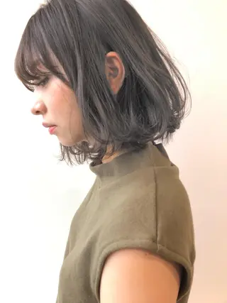 ミディアム カラー amber池袋所属・徳本 駿太のヘアスタイル