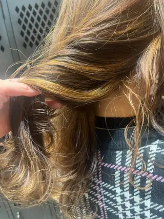 ロング カラー パーマ ヘアアレンジ メンズ キッズ ネイル マツエク・マツパ アイブロウ times salon名駅所属・久木原 ゆりのヘアスタイル