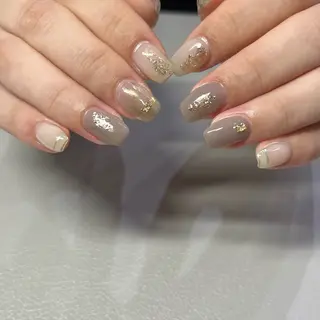 ネイル Ray. ちゅるん系ニュアンスのネイルデザイン