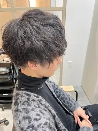 パーマ メンズ EMANON新宿南口所属・ケアブリーチ×艶カラ ー️🫧Shioriのヘアスタイル