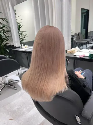 ロング CIERA.南船場所属・yuna🧡/心斎橋 ハイトーン/ブリーチのヘアスタイル