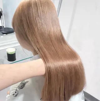 ロング カラー 🫧うる艶トレンド 🫧透明感カラーのヘアスタイル