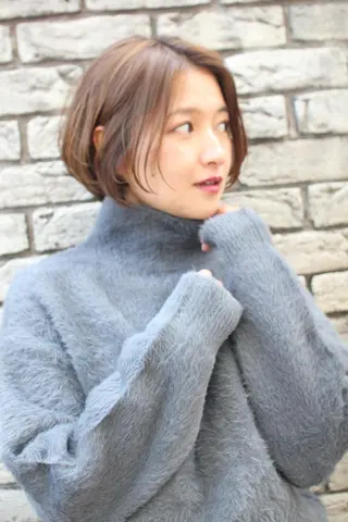 ショート カラー 羽田 ひろむのヘアスタイル