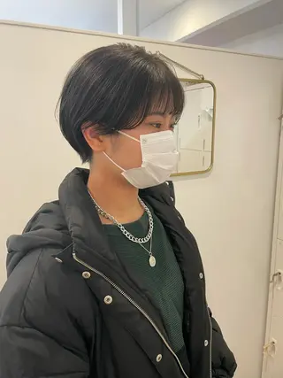 ショート 大迫 江梨のヘアスタイル