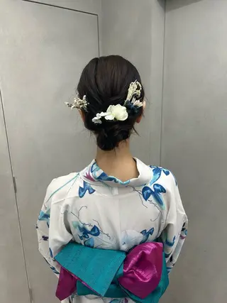 ロング 卒業式ヘアセット🎀 ヘアアレンジのヘアスタイル