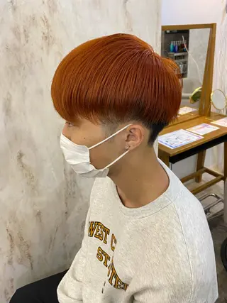 ショート カラー メンズ SYUYA/パーマ/ マッシュスタイル特化のヘアスタイル