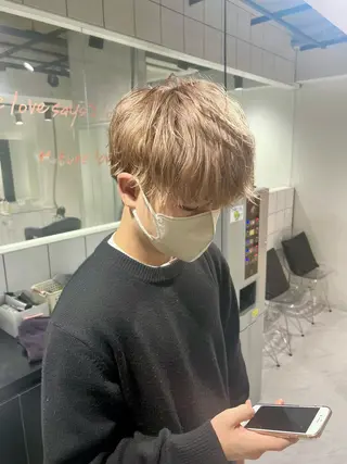 ショート カラー パーマ メンズ 🔥札幌No.1🥇 パーマ特化美容師🔥のヘアスタイル