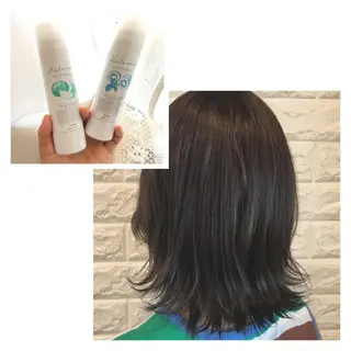 ミディアム カラー ヘアアレンジ 🌿‬ ܸAir 透明感🌱西村知佳のヘアスタイル