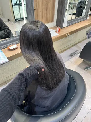 ロング ハイトーン／アレンジ 🩵NANAMIのヘアスタイル